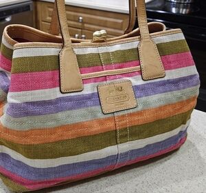 COACH HANDBAG, Colorful Coach Bag
